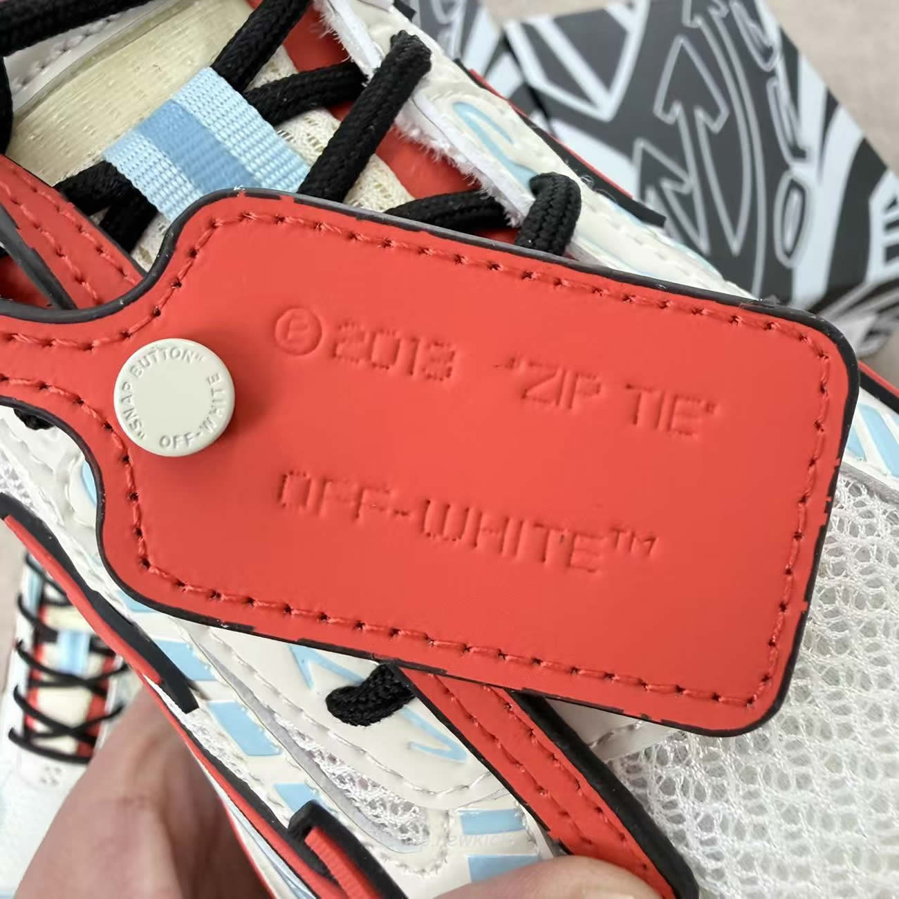 Off White Be Right Back Arrow Lace Up Sneakers (16) - www.newkick.org